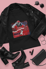 Brandon Marsh Baseball Paper Poster Angels T-shirt