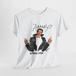 New 70 1976 HAPPY DAYS the fonz tv show fonzie arthur fonzarelli vtg T-Shirt Size USA